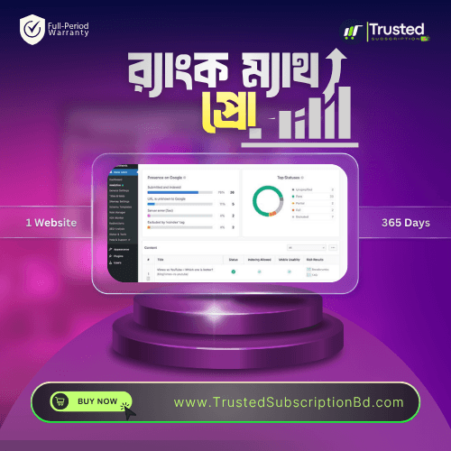 Rank Math Pro Price IN BD (1) Rank Math Pro Price In BD
